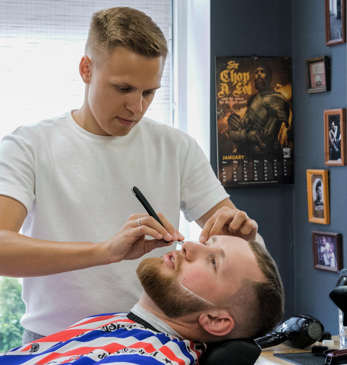 Моделирование усов и бороды